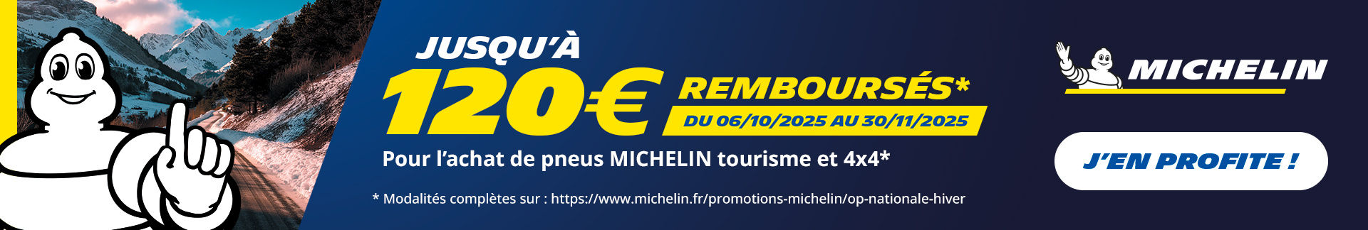 Offre de remboursement MICHELIN Offre de remboursement MICHELIN