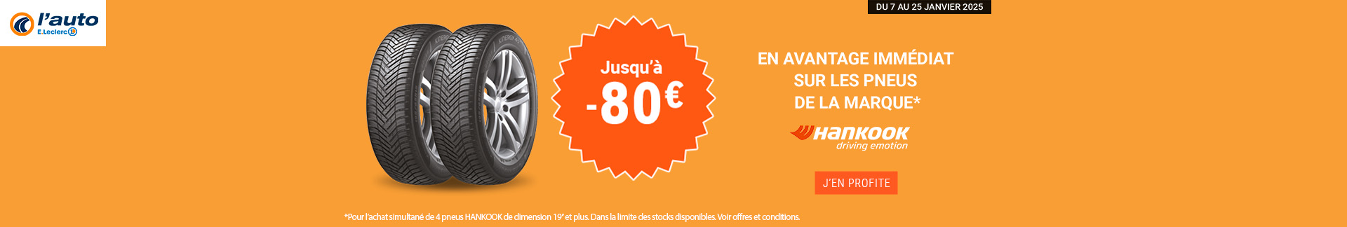 Offre HANKOOK